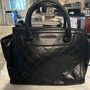 Black Michael Kors leather bag